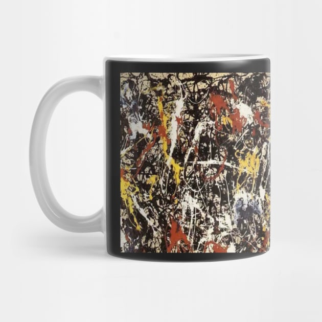 Jackson Pollock art by Linnystore